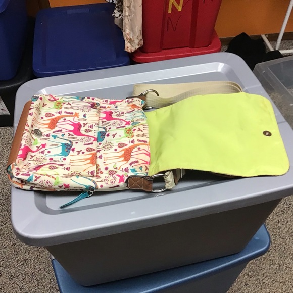 LILY BLOOM  cross body bag Zippers, bucket bag, 1 strap, adjustable, flap - Picture 5 of 7